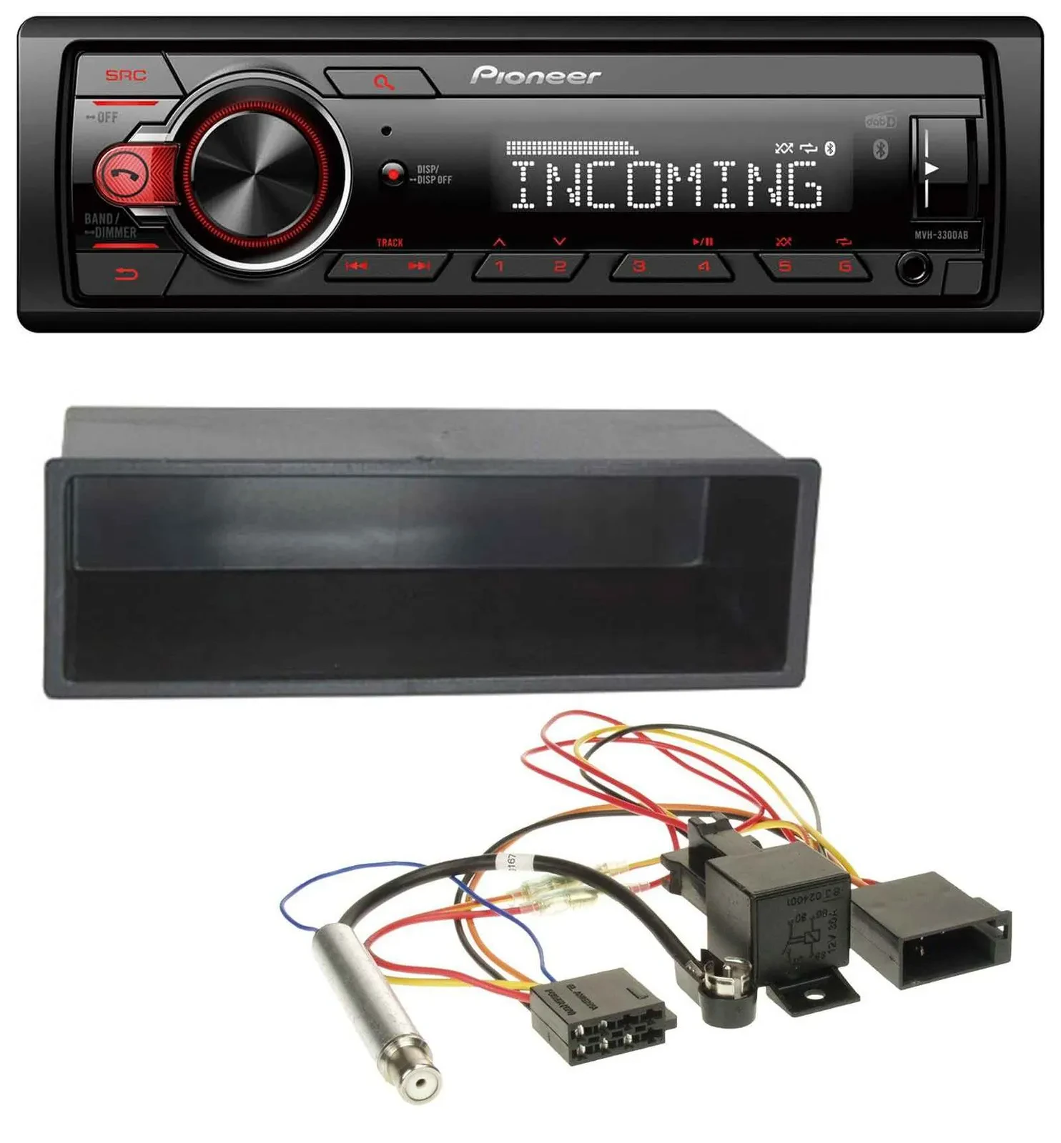 Автомагнитола для VW Polo/T4/Passat/Golf (1998–2004) Pioneer Bluetooth, USB, DAB, MP3