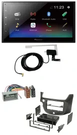 Автомагнитола Pioneer 2-DIN DAB MP3 Bluetooth USB для Honda Jazz (с 2009), темно-серый