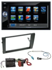 Blaupunkt SD Bluetooth 2DIN MP3 USB AUX Autoradio für Audi A4 B7 04-08 Aktivsyst