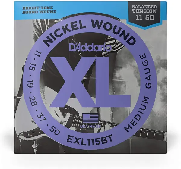 Струны для электрогитары D'Addario EXL115BT Nickel Wound 11-50