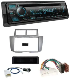 Kenwood Bluetooth USB CD MP3 DAB Autoradio für Toyota Yaris (2007-2011)
