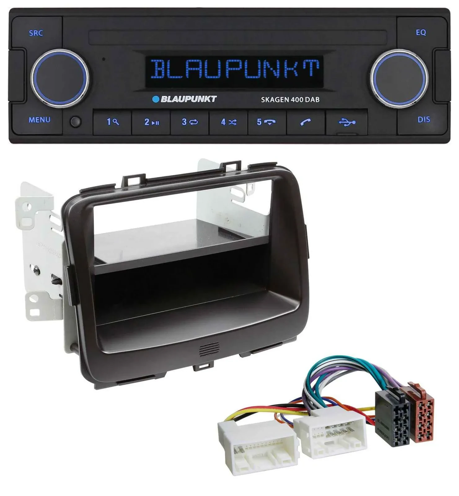 Автомагнитола Blaupunkt DAB USB Bluetooth MP3 для Kia Carens 4 (RP, с 2013)