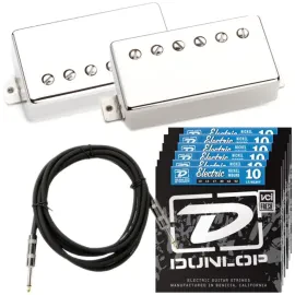 Seymour Duncan SH-55 Seth Lover Humbucker Pickup Set (Nickel) w/ 6 Sets of Strin