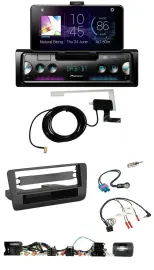 Pioneer DAB Bluetooth Lenkrad USB Autoradio für Audi A1 (2010-2019)