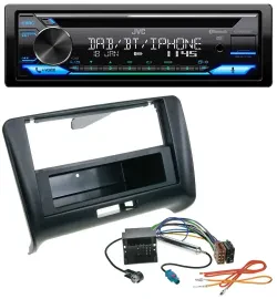 Автомагнитола JVC Bluetooth MP3 USB DAB CD для Audi TT (2006–2014), разъём Quadlock