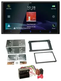 JVC USB Bluetooth 2DIN DAB MP3 Autoradio für Porsche Cayenne 2007-2010