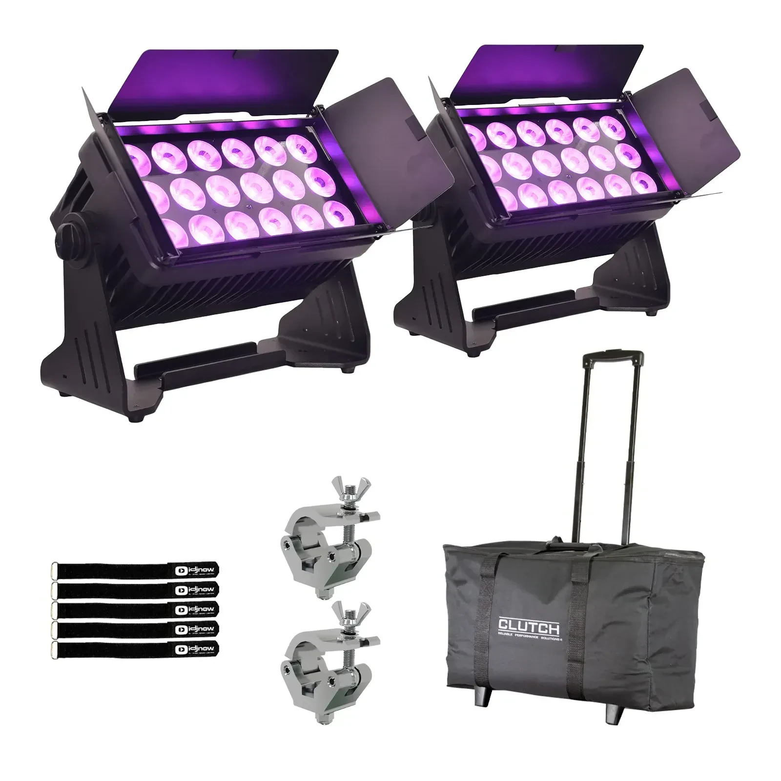 Светодиодный прибор JMAZ LIGHTING JP2007 Electro W18 с аксессуарами (пара)