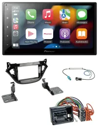 Pioneer DAB Bluetooth 2DIN USB MP3 Autoradio für Opel Adam Corsa E 2017-2019