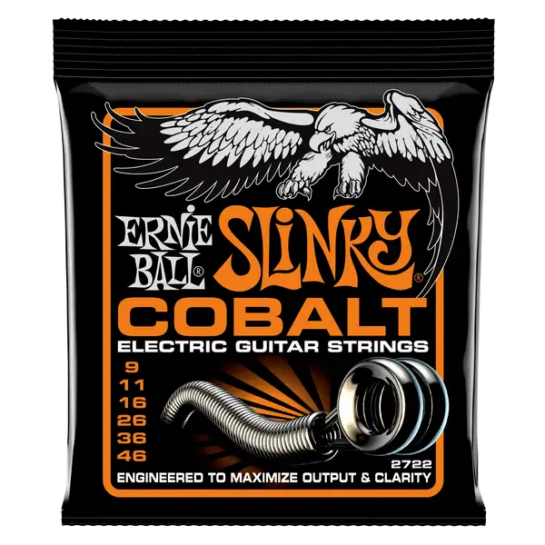 Струны для электрогитары Ernie Ball 2722 Hybrid Slinky Cobalt 9-46