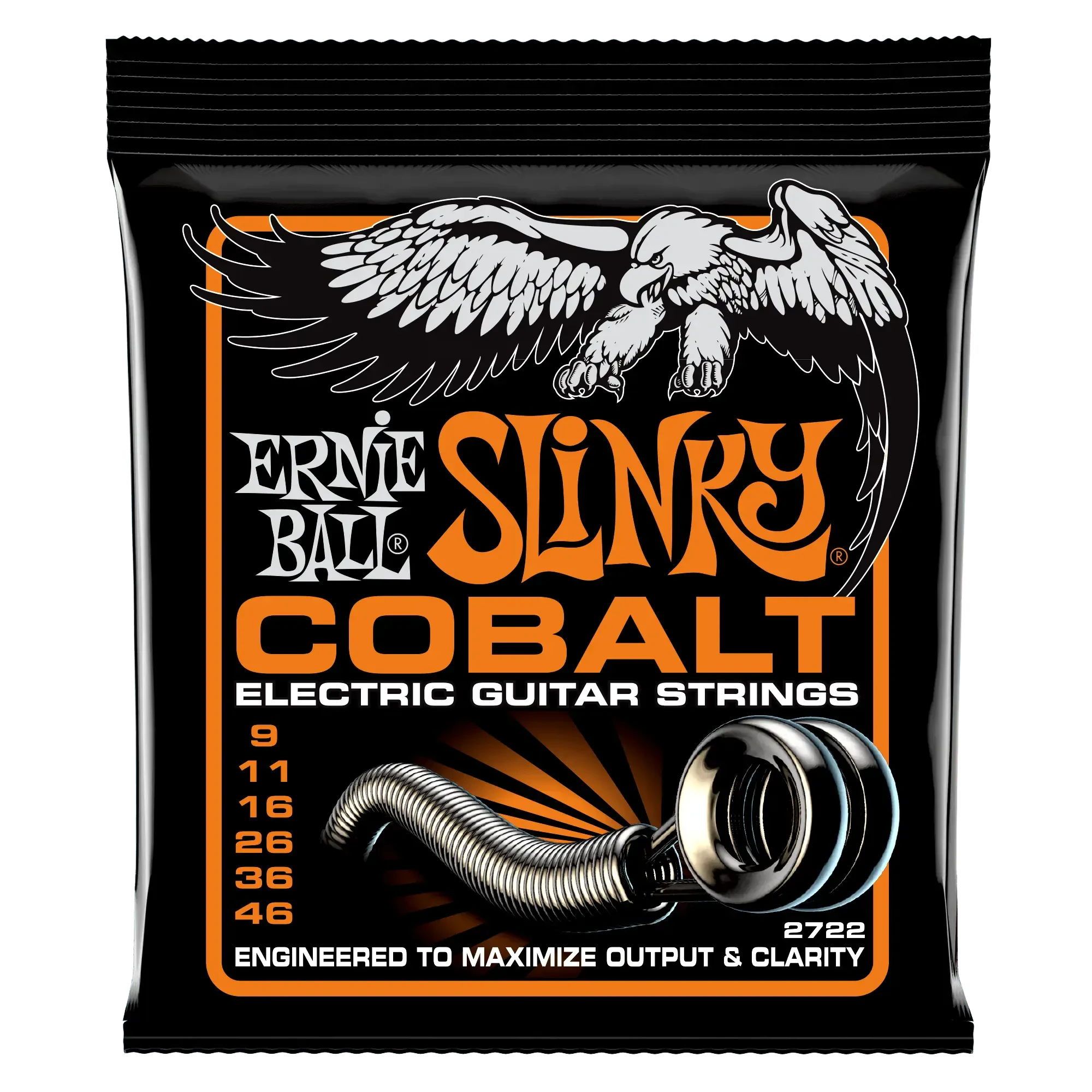 Струны для электрогитары Ernie Ball 2722 Hybrid Slinky Cobalt 9-46