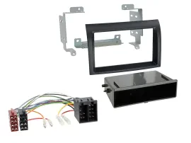 Einbauset DIN Autoradio für Fiat Ducato (2006-2010) schwarz