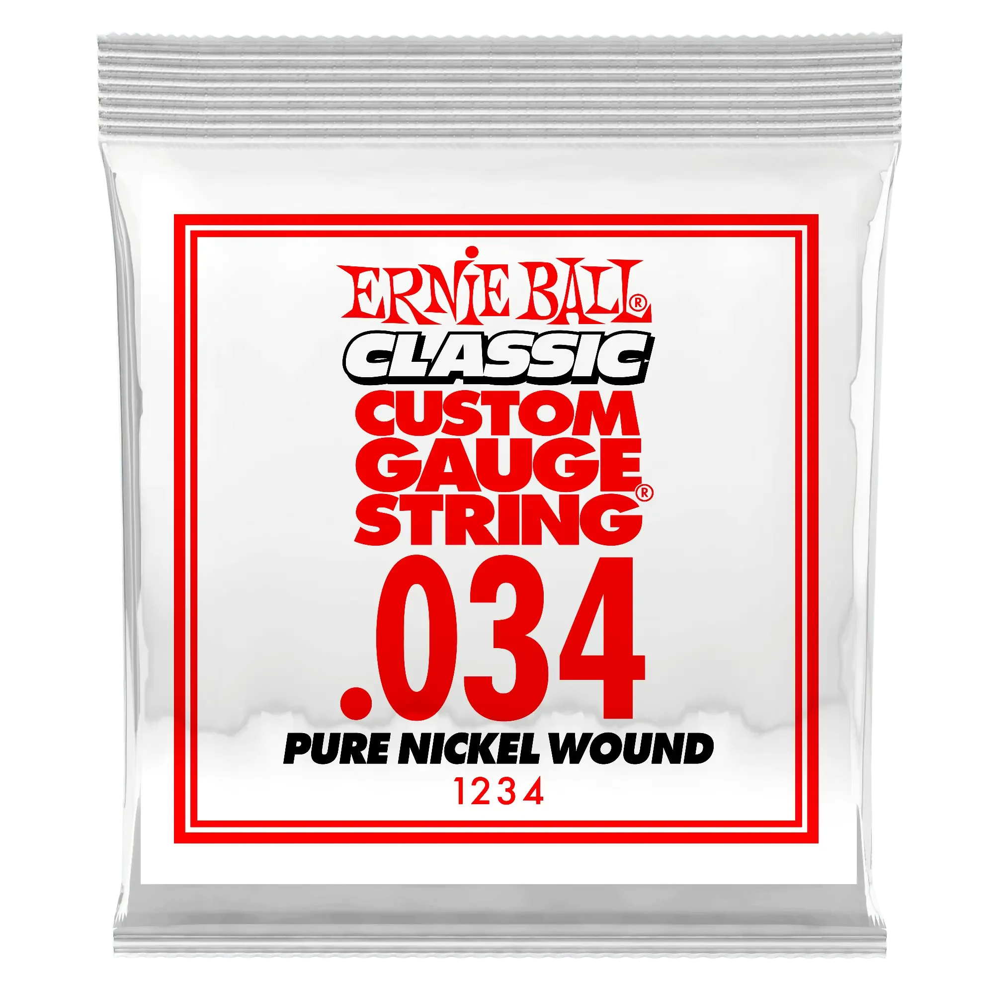 Струна для электрогитары Ernie Ball P01234, никель, калибр 34