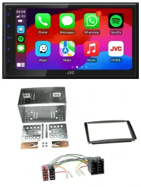 Автомагнитола JVC 2DIN, Bluetooth, DAB, USB, MP3 для Kia Ceed 2001–2009 и proCeed 2008–2011