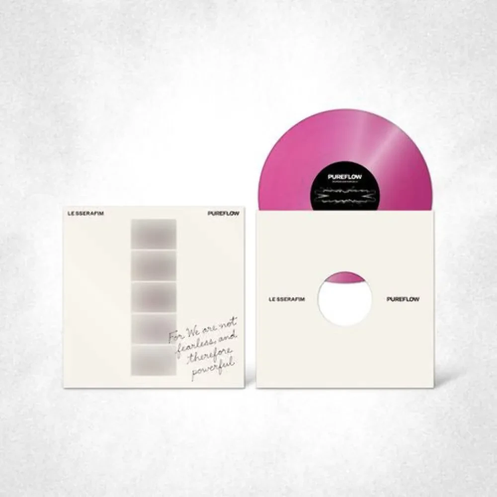 LE SSERAFIM - Pureflow [Hot Pink Glitter Vinyl] NEW Vinyl