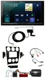 Pioneer 2DIN DAB USB Lenkrad Bluetooth Autoradio für Mazda 6 2006-2008