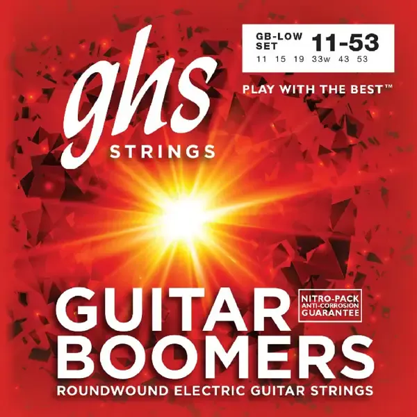 Струны для электрогитары GHS Strings GB-LOW Boomers 11-53