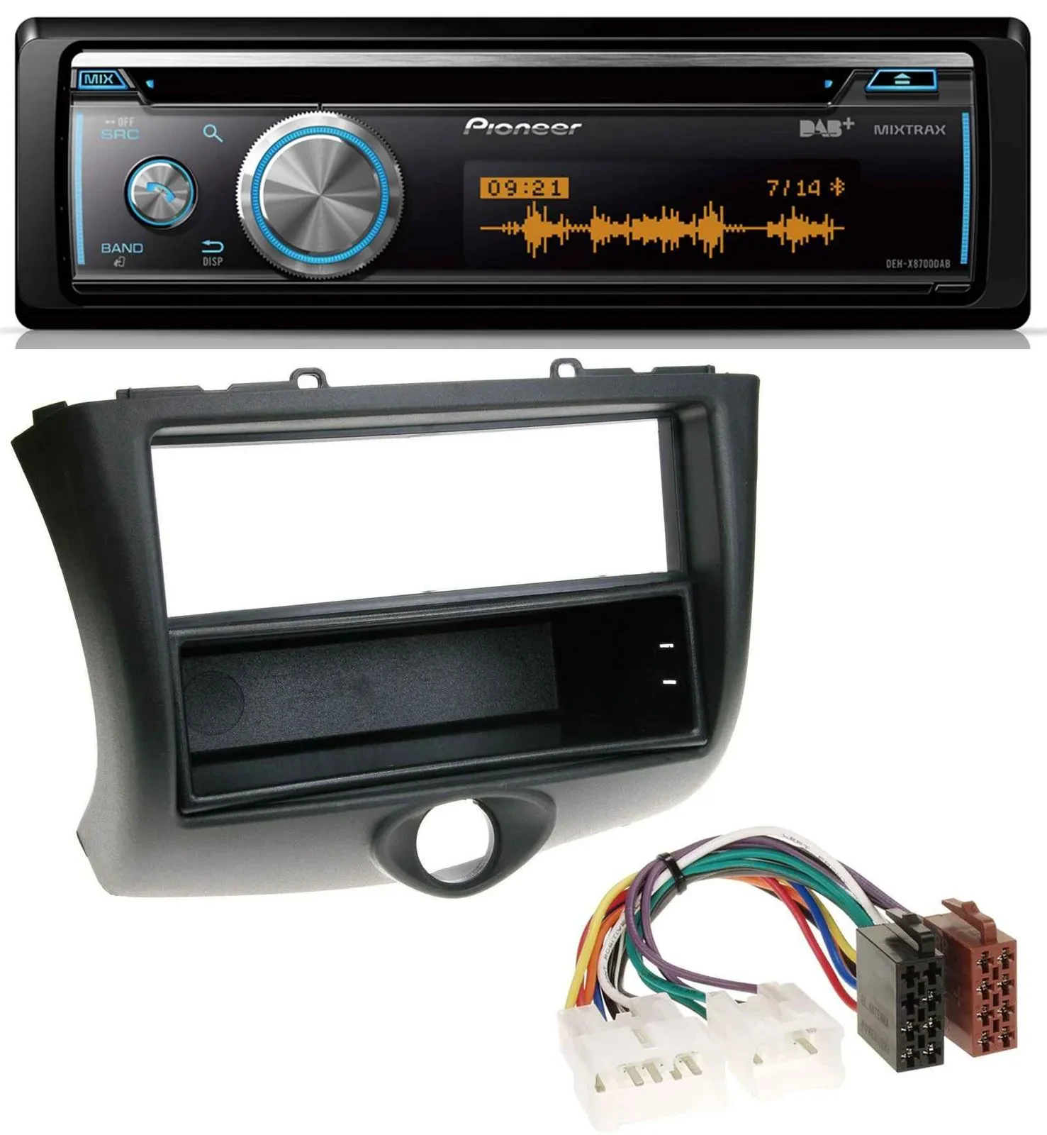 Pioneer MP3 DAB USB CD Bluetooth Autoradio für Toyota Yaris (2003-2006)