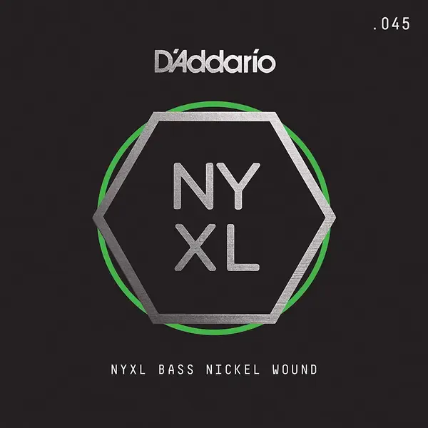 Струна одиночная D'Addario NYXLB045 NYXL Nickel Wound Bass Single 045