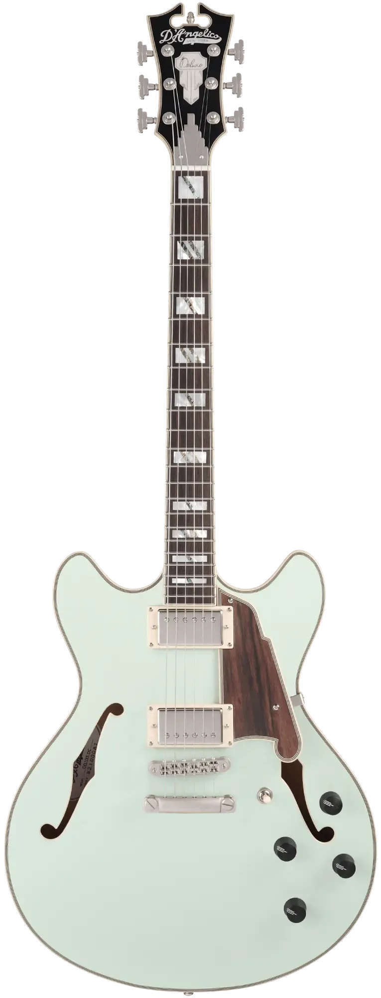 Электрогитара полуакустическая D'Angelico Deluxe DC Limited Edition Sage