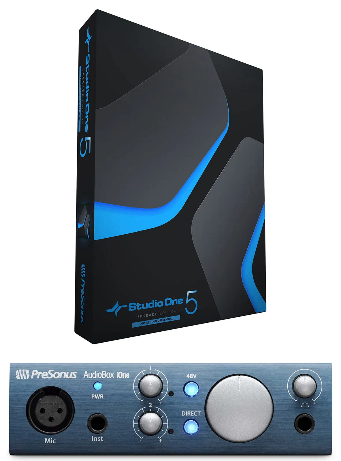 Presonus Audiobox iOne 2X2 USB PC/Mac Recording Interface + Software Upgrade