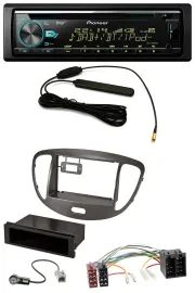 Pioneer CD MP3 AUX DAB USB Autoradio für Hyundai i10 2008-2013 dunkelsilber