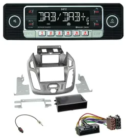 Dietz USB DAB MP3 Bluetooth Autoradio für Ford Transit Connect mit Display 12-18