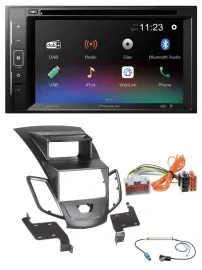 Pioneer Bluetooth MP3 USB 2DIN DAB DVD Autoradio für Ford Fiesta 08-10 Display s
