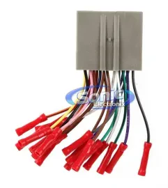 Scosche FD23BCB 4-Speaker Wiring Harness with Butt Connectors for 2003-Up Ford