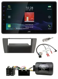 JVC DAB Lenkrad Bluetooth USB Autoradio für Jaguar X-Type S-Type 2003-2008