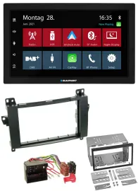 Автомагнитола Blaupunkt MP3 Bluetooth DAB 2DIN USB для Mercedes Viano/Vito W639
