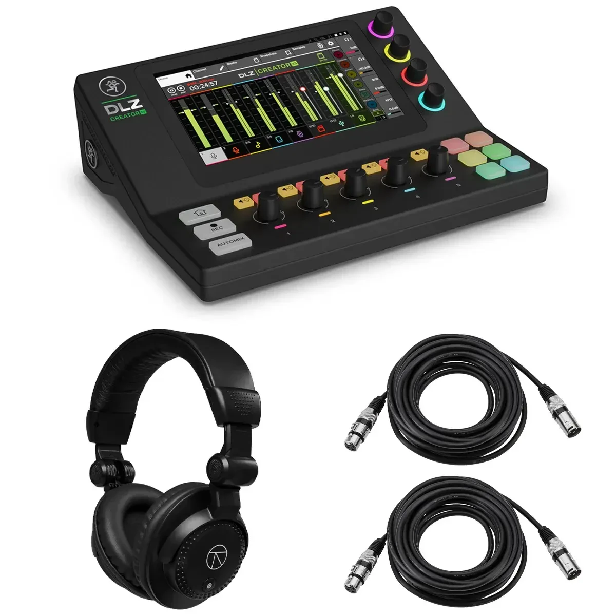 Микшер для стриминга Mackie DLZ Creator XS с аксессуарами
