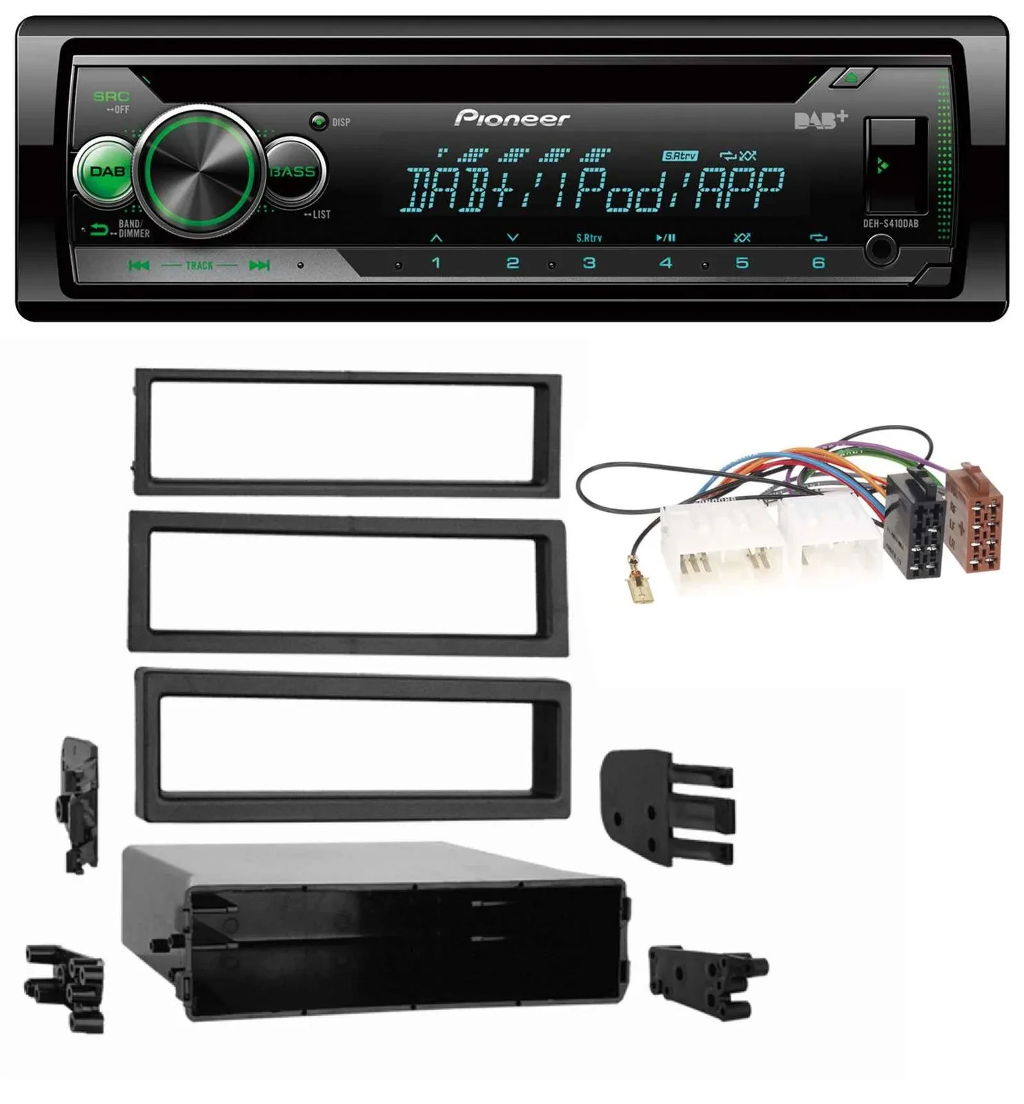 Pioneer USB MP3 DAB AUX CD Autoradio für Mazda 929 (1973-1995)