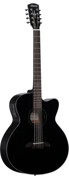 Электроакустическая гитара баритон Alvarez ABT60CE-8BK Artist 60 8-string Baritone Black