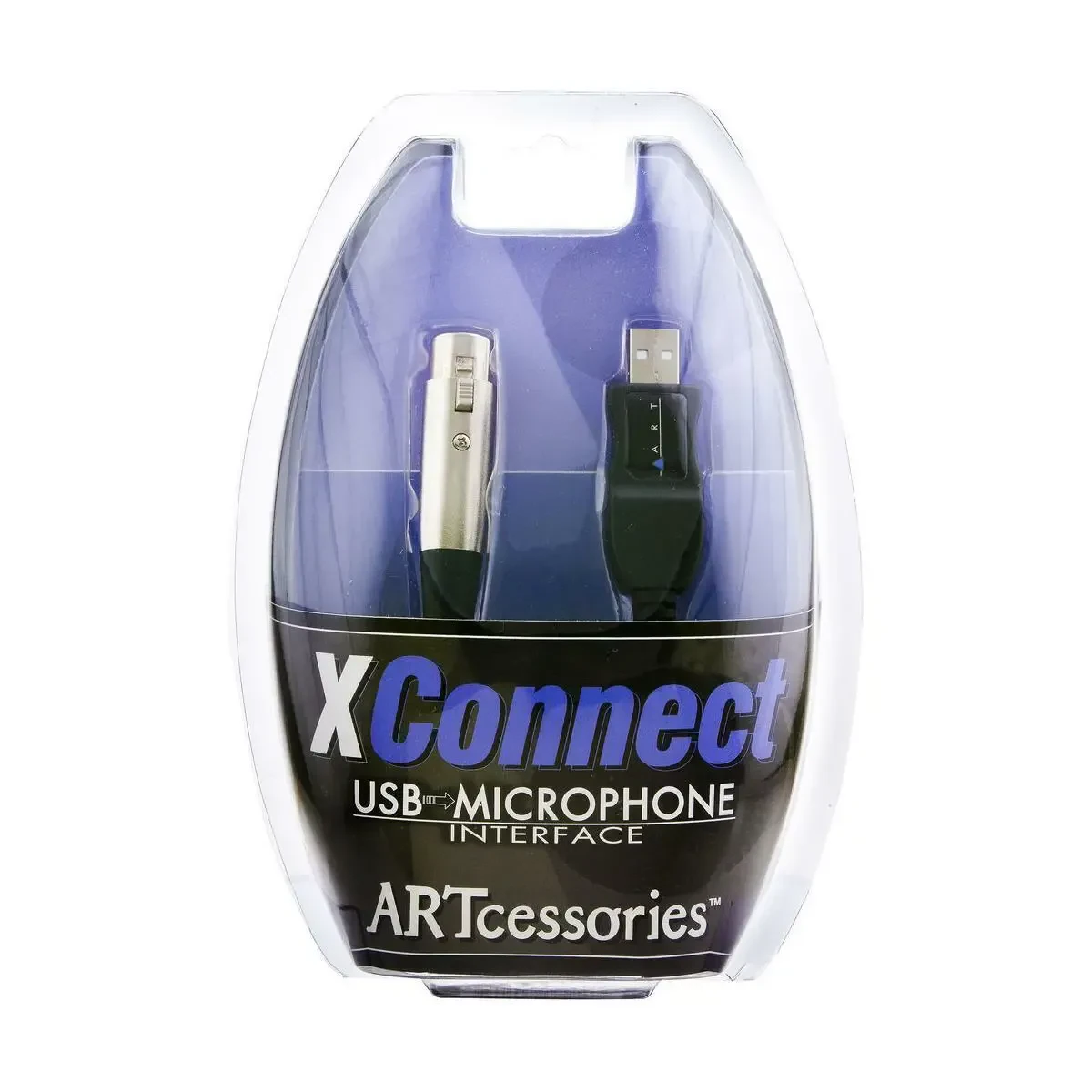 USB-кабель для микрофона ART XConnect XLR (F) – USB-A, 16 бит, 44.1/48 кГц, 3 м