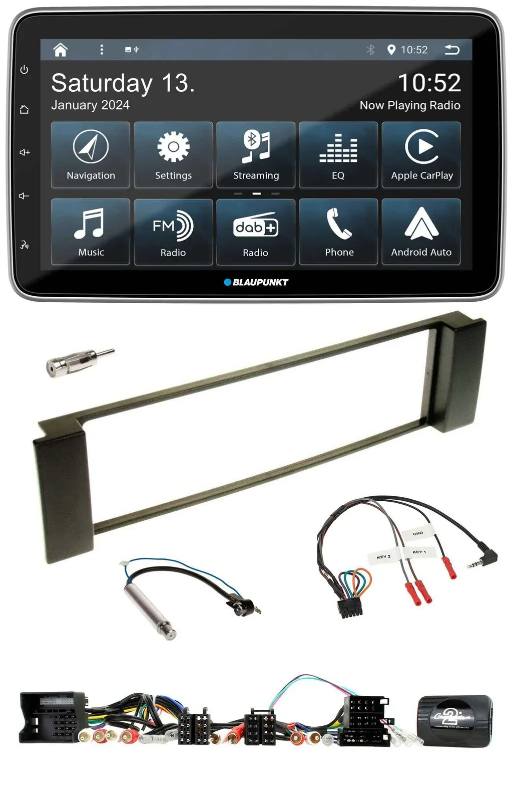 Blaupunkt USB DAB SD Lenkrad Bluetooth Autoradio für Audi A3 A6 Can-Bus 00-04