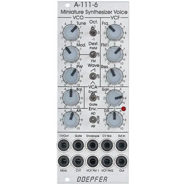 Модульный студийный синтезатор Doepfer A-111-6 Miniature Synthesizer - Voice Modular Synthesizer