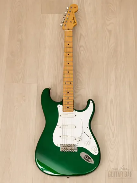Электрогитара Fender Stratocaster 1957 Vintage Reissue Order Made ST57-770LS SSS Candy Apple Green w/gigbag Japan 1991