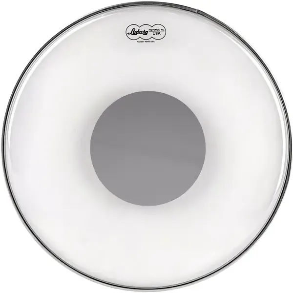 Пластик для барабана Ludwig 22" Silver Dot Clear