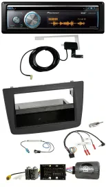 Автомагнитола Pioneer Bluetooth DAB USB CD для Alfa Romeo Mito 955 (2014–2018), черная