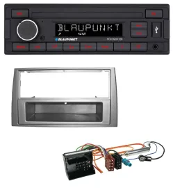 Blaupunkt MP3 AUX USB 1DIN Autoradio für Peugeot 308 07-09 dunkelsilber