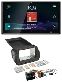 JVC USB Bluetooth 2DIN DAB MP3 Autoradio für Citroen Nemo Peugeot Bipper