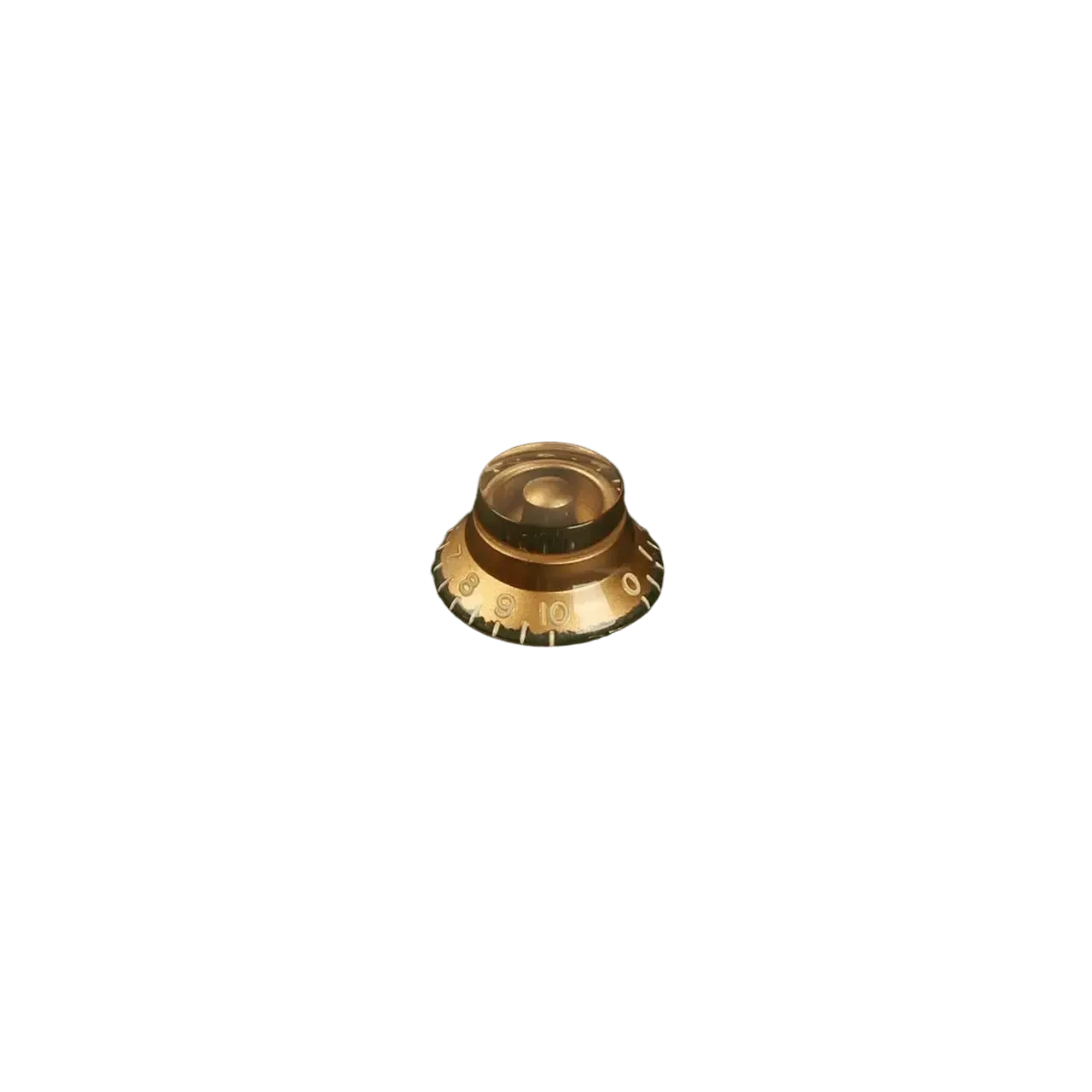 Ручка потенциометра для гитары Boston Potiknopf, Bell Knob, LP, embossed numbers, inch size for USA pots, relic