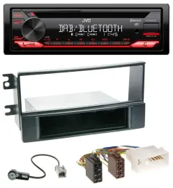 JVC CD DAB USB Bluetooth MP3 Autoradio für Kia Sportage II (2008-2010)