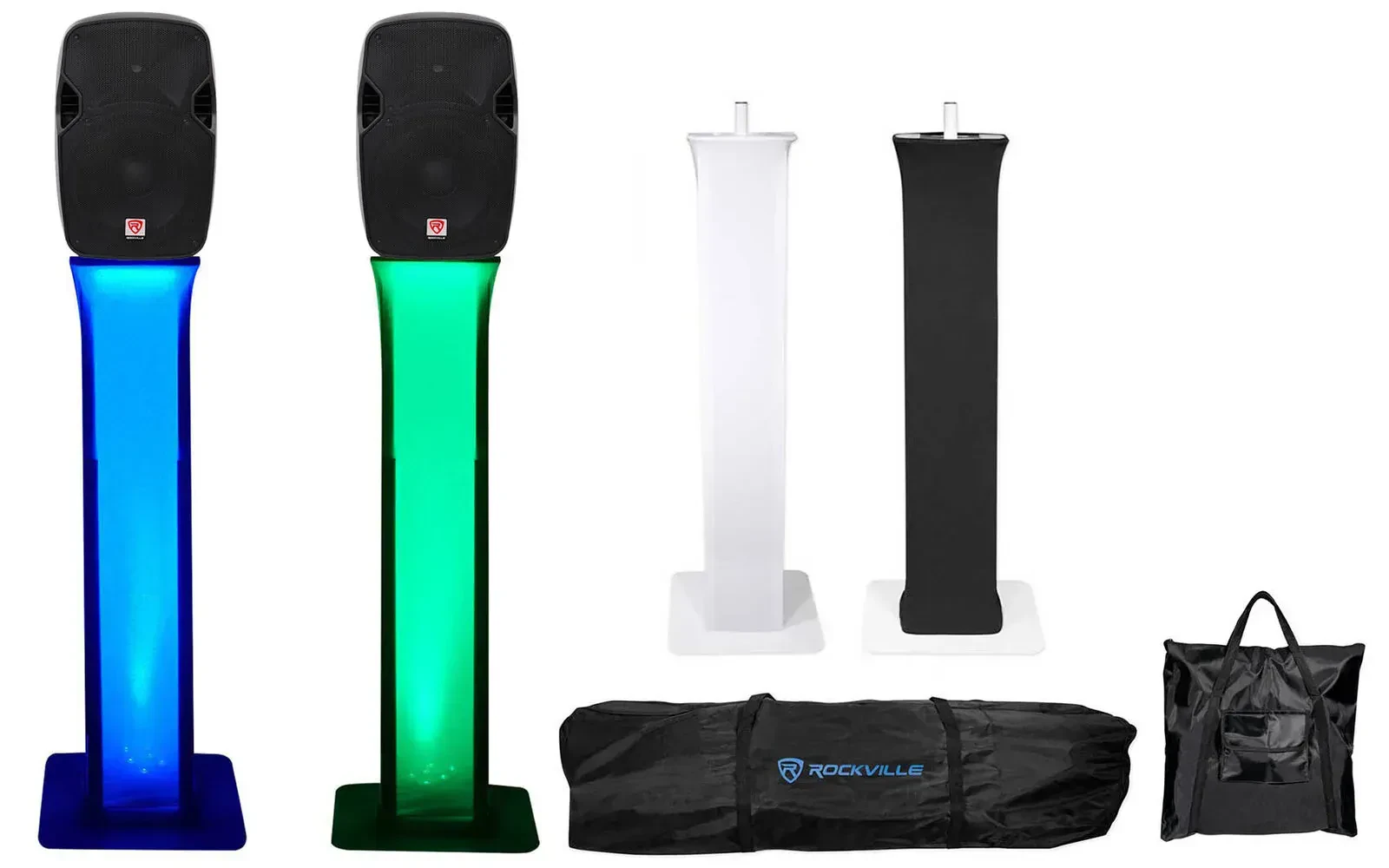 Пассивная акустическая система Rockville SPGN124 Black с аксессуарами (пара)