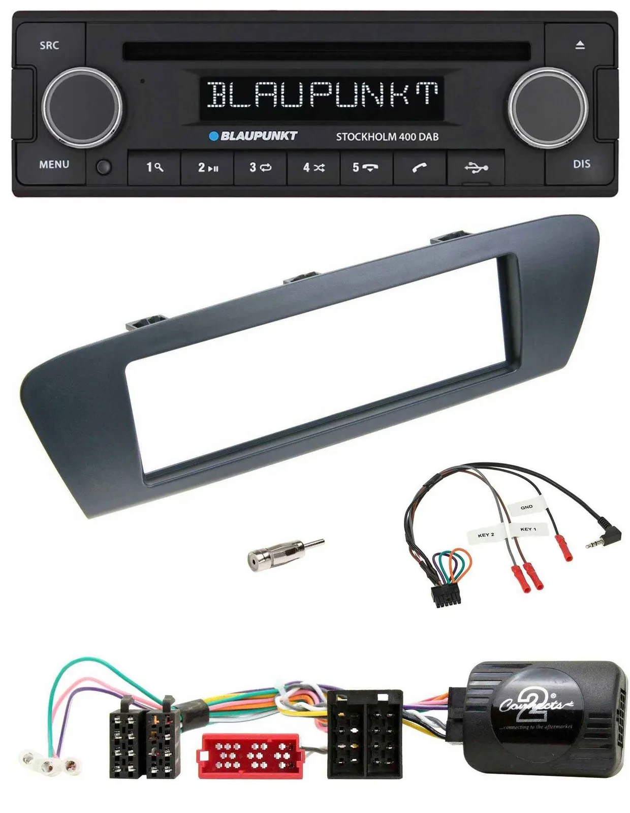 Автомагнитола Blaupunkt Bluetooth DAB CD USB для Renault Grand Scenic