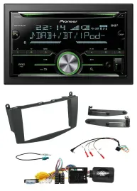 Автомагнитола Pioneer 2 DIN, Bluetooth, DAB, USB, CD для Mercedes C‑Class 2007–2011