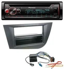 Автомагнитола для Seat Leon (с 2005) Pioneer MP3 DAB CD Bluetooth USB, чёрный