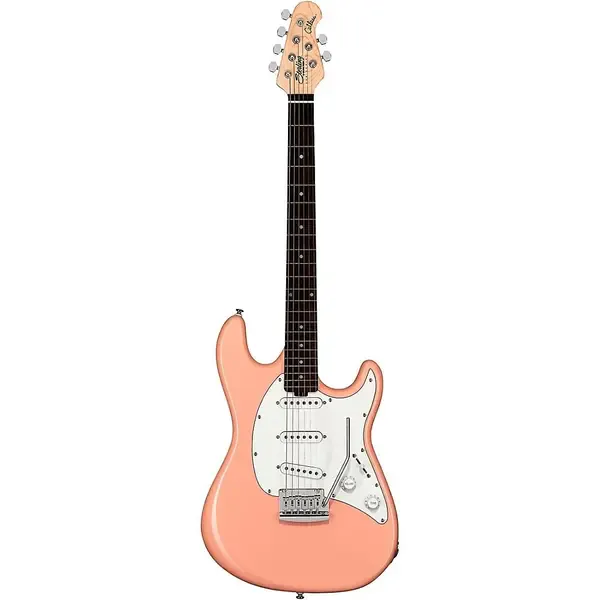 Электрогитара Sterling by Music Man Cutlass SSS Rosewood Fingerboard Guitar Pueblo Pink