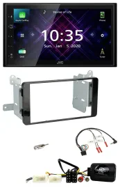 JVC DAB 2DIN Lenkrad Bluetooth USB Autoradio für Mitsubishi L200 ab 10/2015