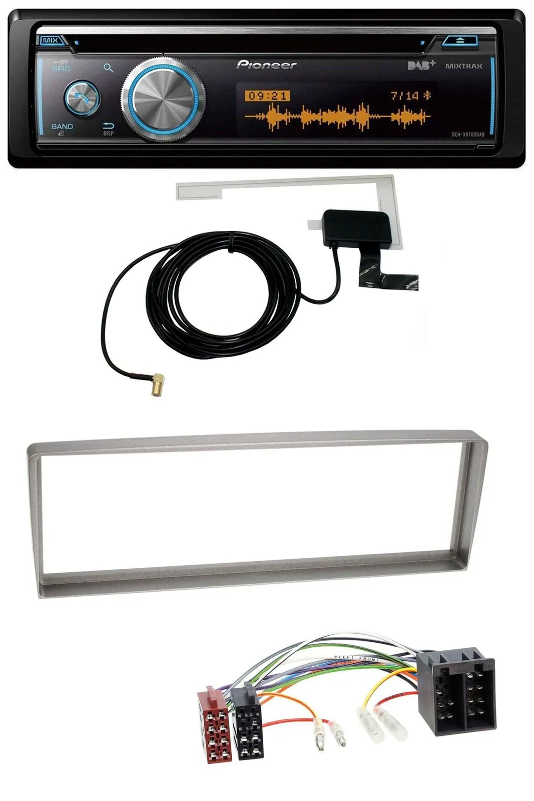 Pioneer Bluetooth DAB MP3 USB CD Autoradio für Alfa Romeo 156 (2003-2005)